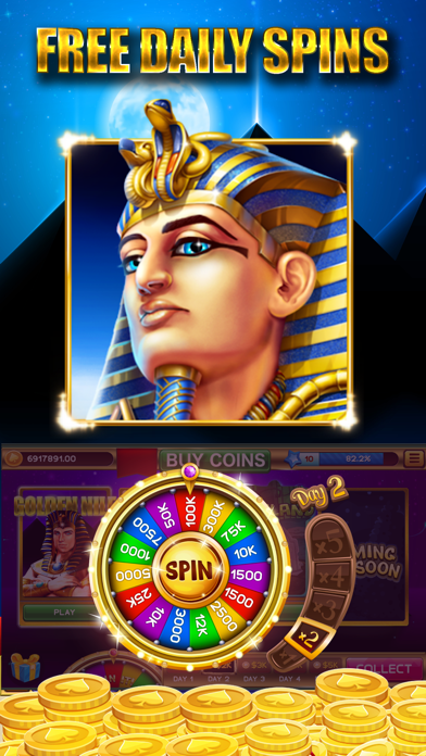 Pharaohs Golden Nile Slots screenshot 3