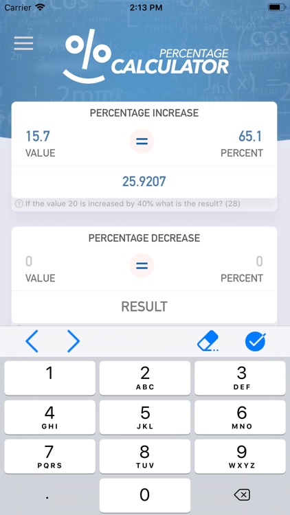 Percentage Calculator Plus
