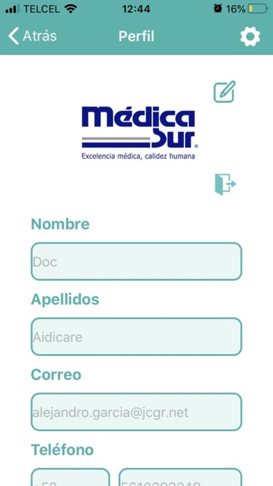 Expediente Clínico Médica Sur screenshot 3