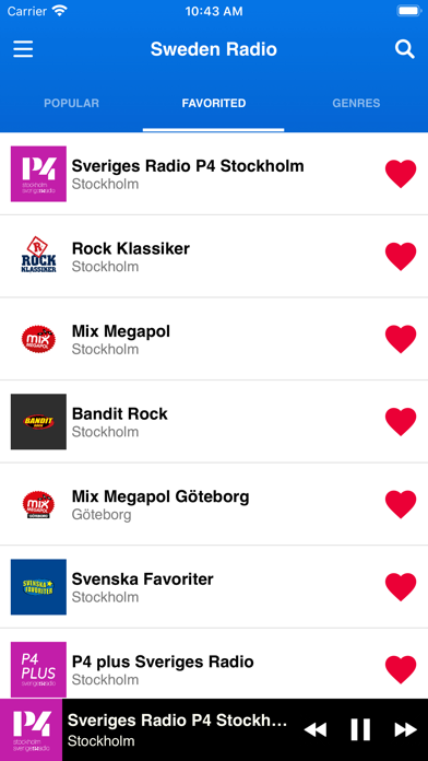 Sweden Radio Stations screenshot 4