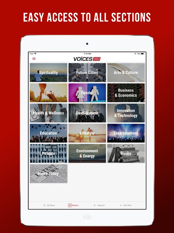 iPad Image of Voices360