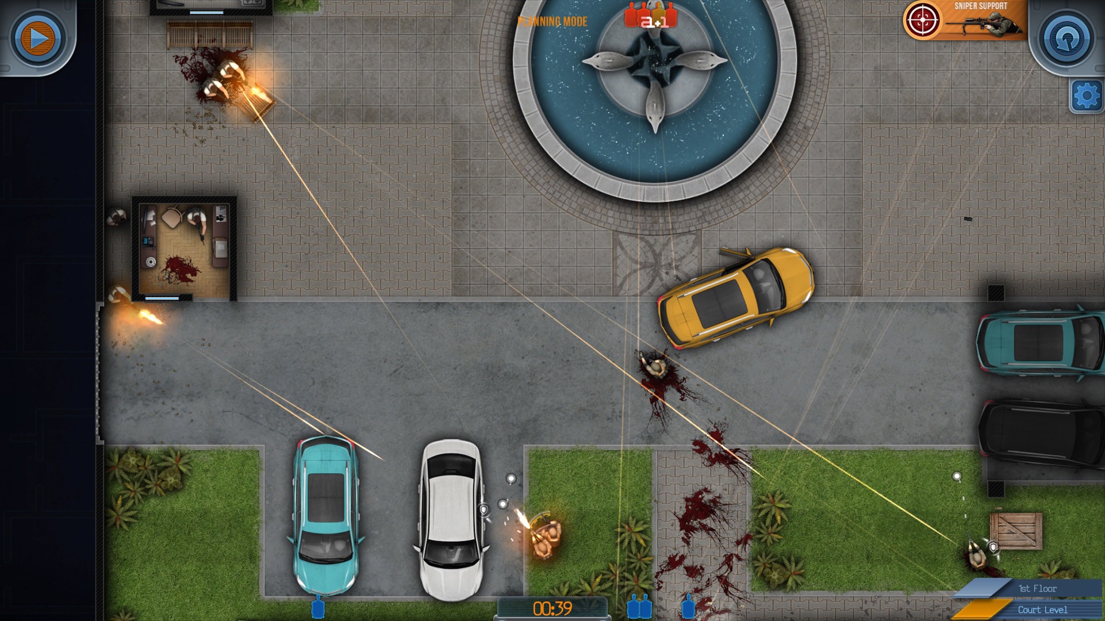 Screenshot do app Door Kickers