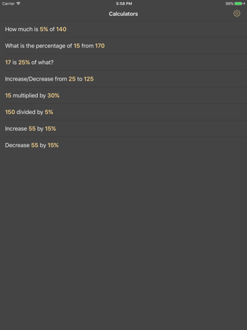 Percentage Calculator Percent - náhled