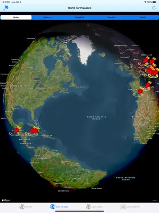Captura de Pantalla 3 Terremotos Hoy - EarthQuakes iphone