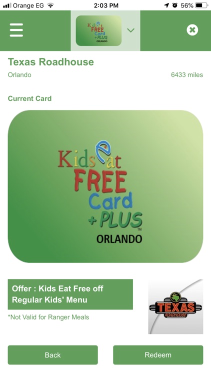 Kids Eat Free Card screenshot-3