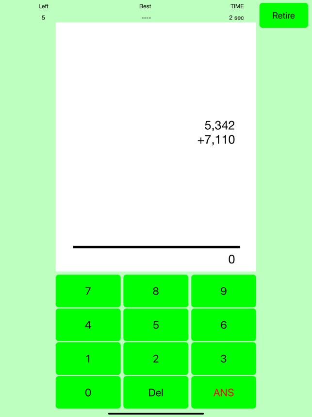 そろばん 電卓 計算機の練習のための計算問題集トレーニング をapp Storeで