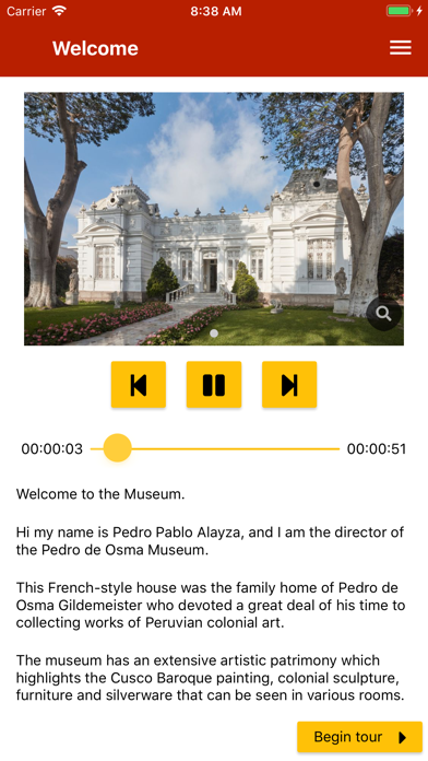 How to cancel & delete Pedro de Osma Museum from iphone & ipad 1