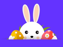 Happy Easter Countdown Sticker