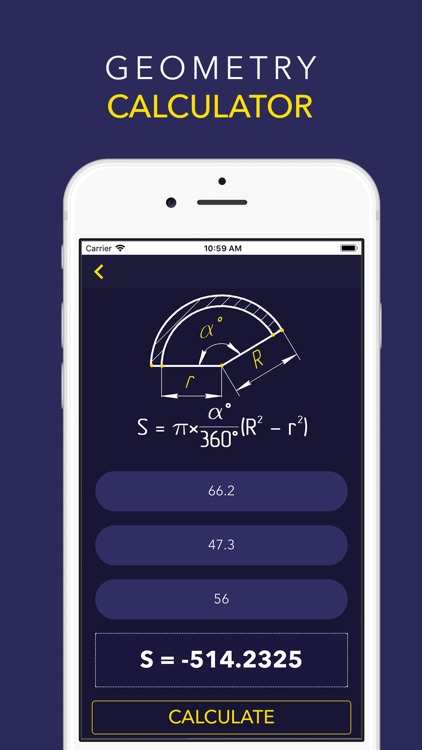 Geometry Area Calculators