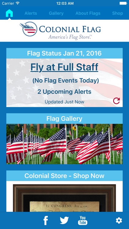 Colonial Flag App