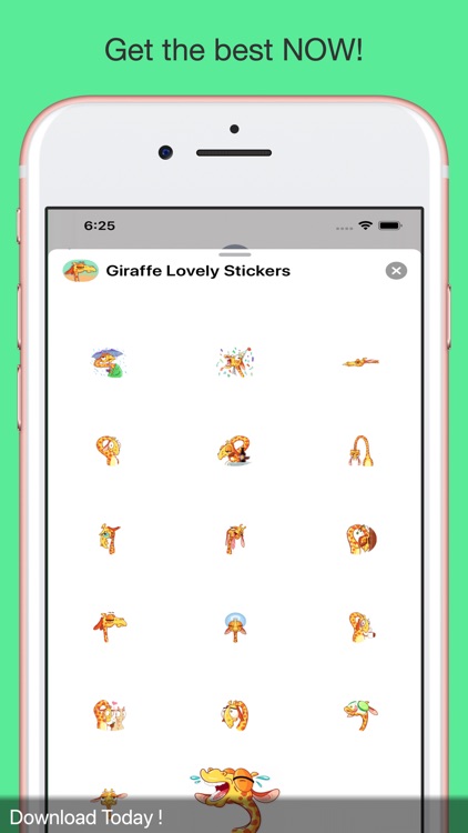 Giraffe Funny Stickers