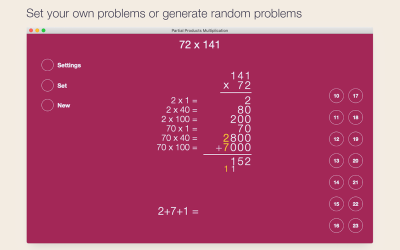 Partial Product Multiplication screenshot 3