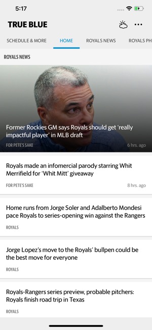 True Blue–Royals Baseball News(圖1)-速報App