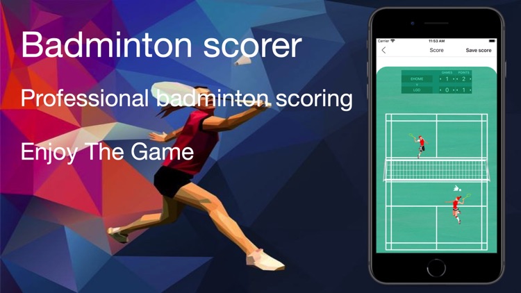 Badminton scorer