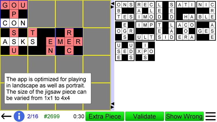 Jigsaw Crossword + screenshot-4