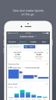 facebook analytics iphone screenshot 2