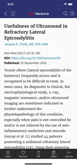 Game screenshot Pain Medicine (Journal) hack