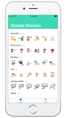 Game screenshot Sinhala Stickers apk