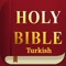 This app contains both "Old Testament" and "New Testament" in Turkish