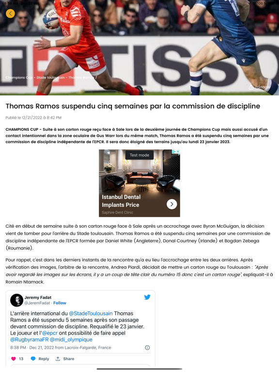 Rugbyrama - Midi Olympique Rugbyrama - Midi Olympique