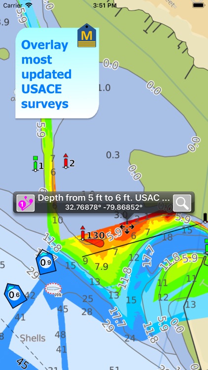 Aqua Map US - Marine & Lakes screenshot-0