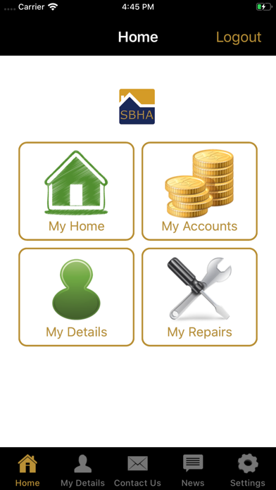 My SBHA Customer App screenshot 2