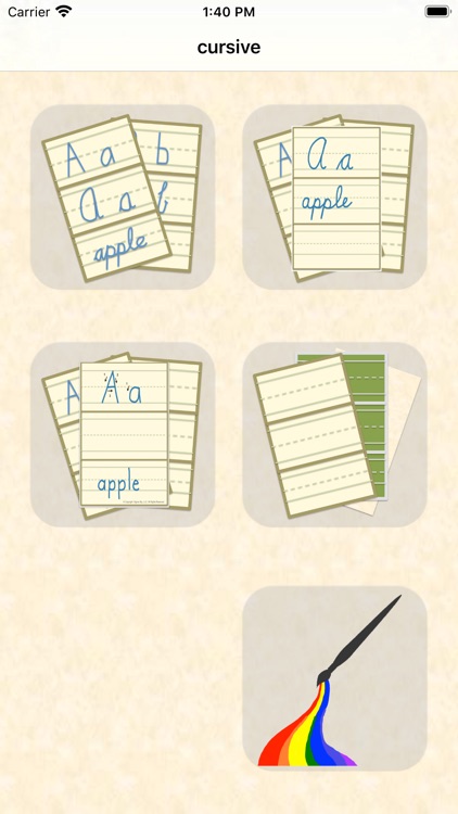 cursive