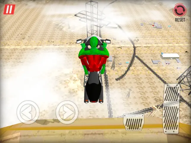 Screenshot 4 Super Hero Bike Mega Ramp iphone