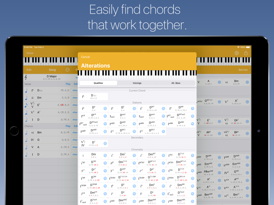 Suggester - Chord Progression Tool and Musical Scale Reference screenshot