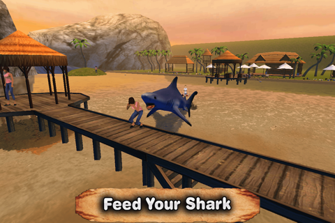 Angry Shark Simulator Games 3d screenshot 3
