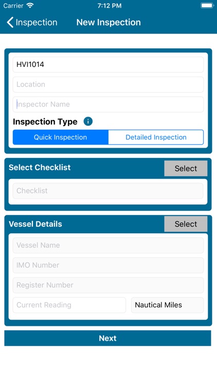 Marine Vessel Inspection