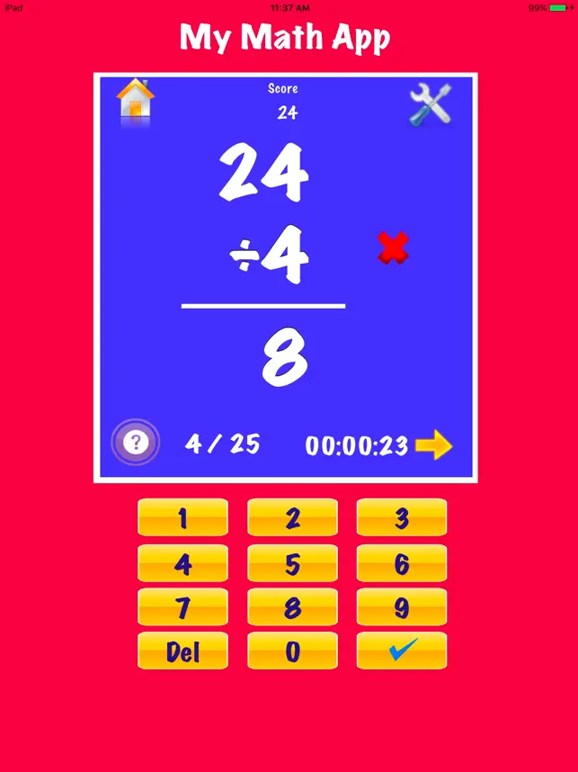 Captura de Pantalla 5 My Math Flash Cards App iphone
