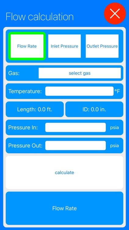 Flow calculation