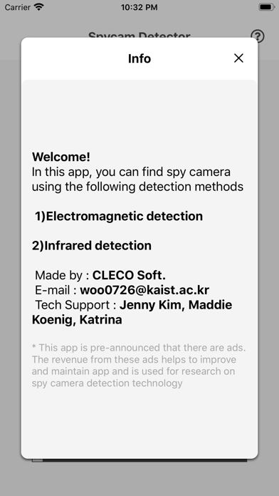 Spycam Detector screenshot 2