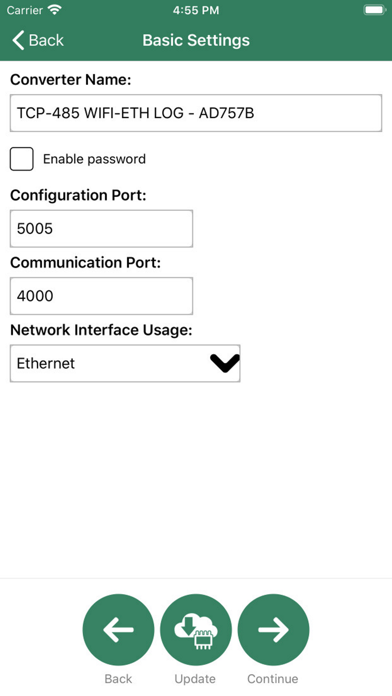 TCP-485 Config screenshot 3