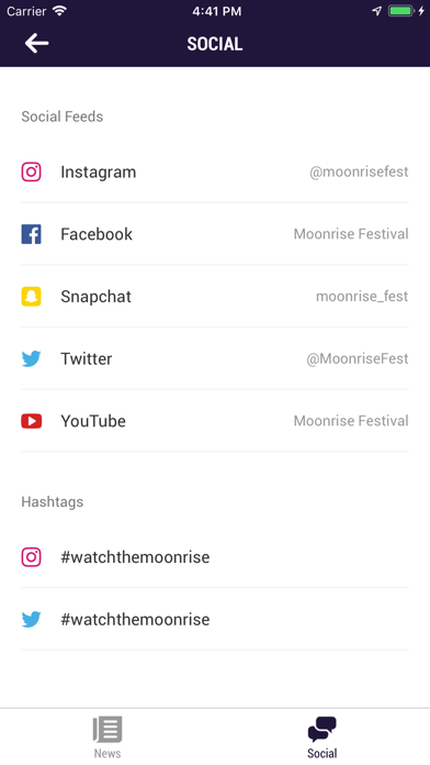 Moonrise Festival App screenshot 4