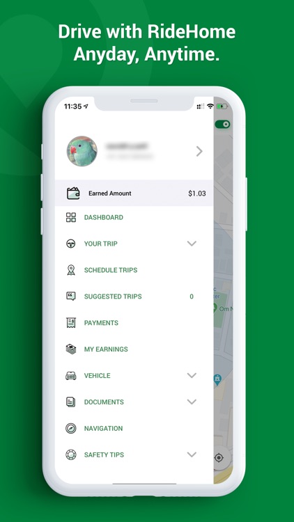 eRideHome Driver screenshot-5