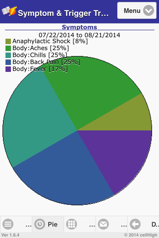 Symptom Trigger Tracker screenshot 3