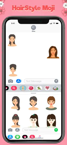 Game screenshot Hairstyle Stickers & Emoji hack