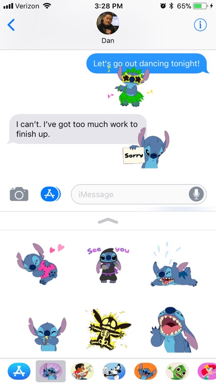 disney iphone button stickers