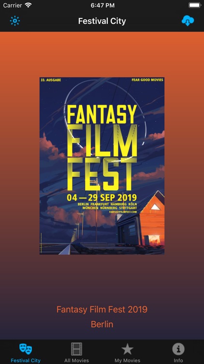 Fantasy Filmfest Planner