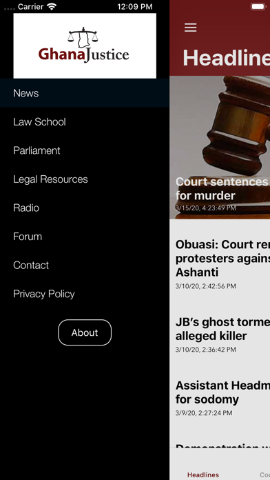 Ghana Justice App screenshot 2