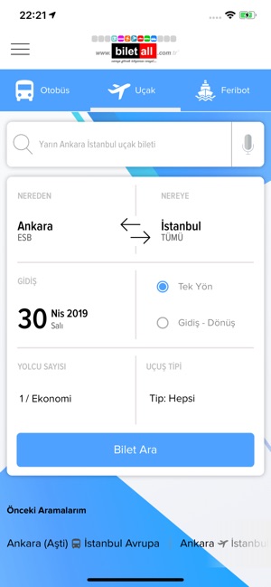 Biletall Uçak ve Otobüs Bileti(圖1)-速報App