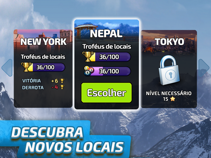 Pool Clash um jogo de bilhar