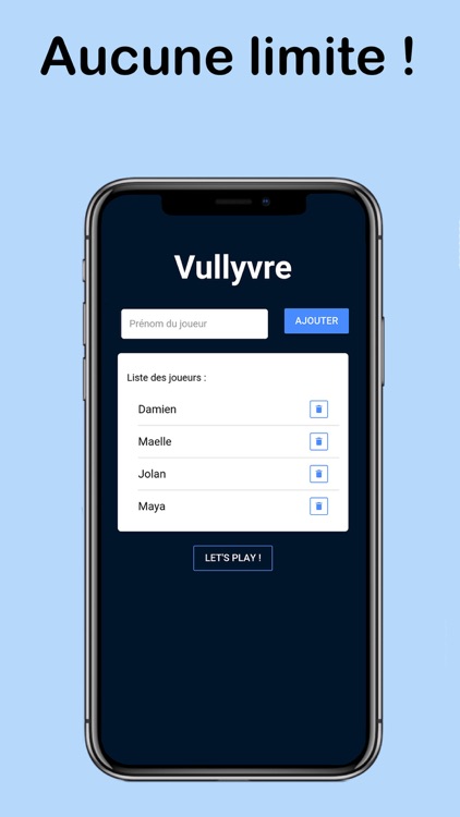 Vullyvre - Jeu pour les apéros