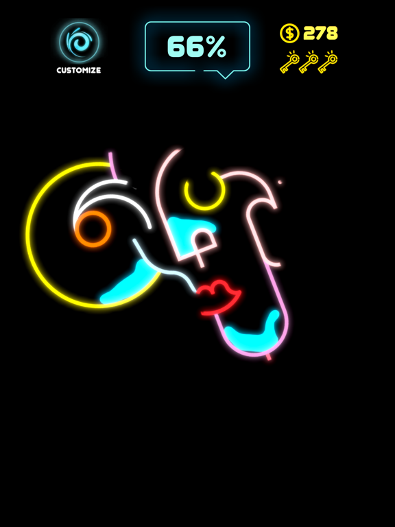 Neon Splash на iPad