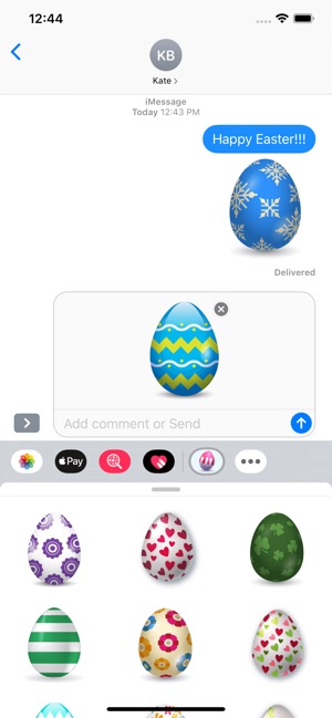 Happy Easter Egg Stickers(圖2)-速報App