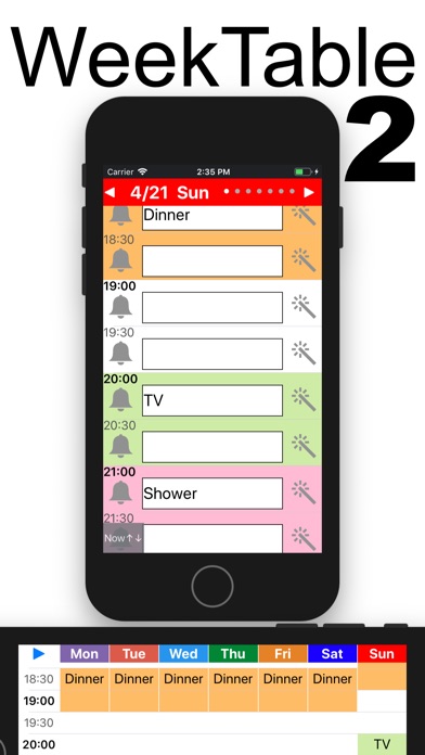 WeekTable2 Pro image #1