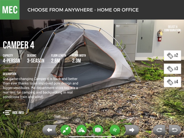 MEC AR Tent Viewer