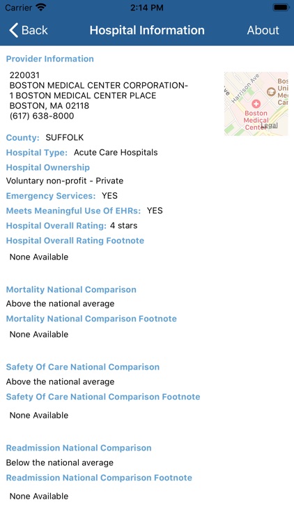 Medicare Hospital Compare screenshot-5
